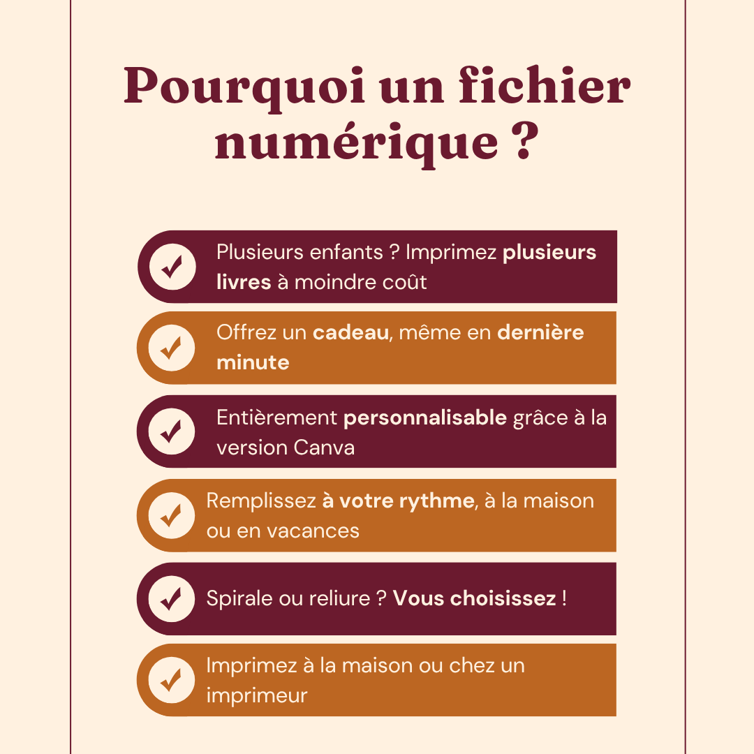 Le journal de ma première année